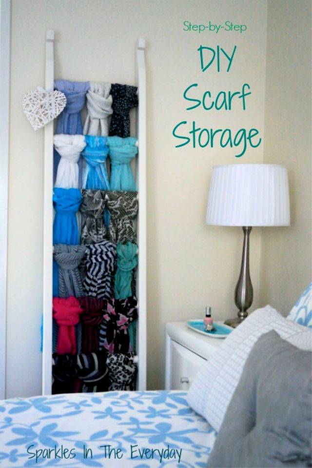 How to Make Your Own Scarf Storage
