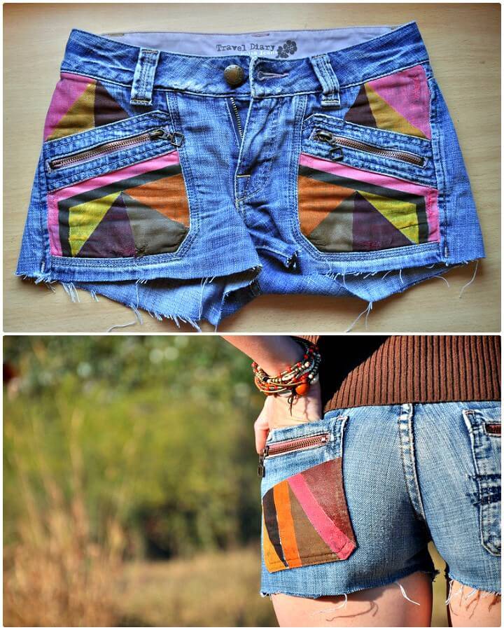 Stylish DIY Tribal Shorts