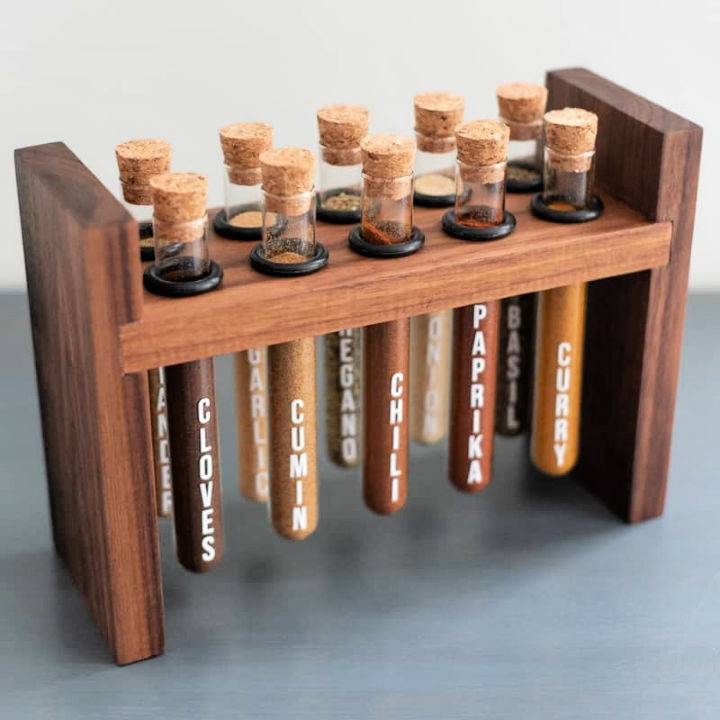 How to Create a Test Tube Spice Holder