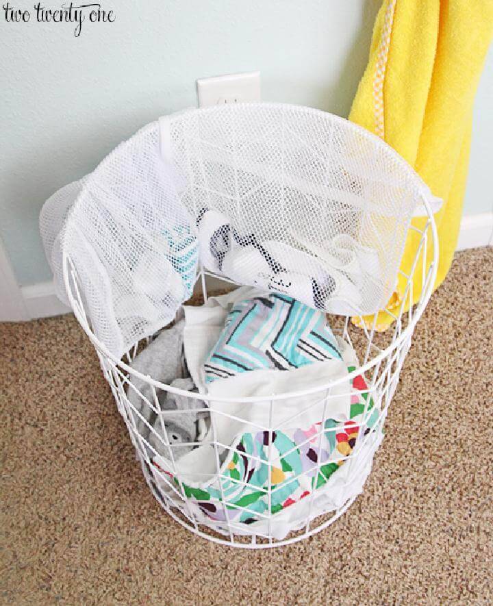 Use Mesh Laundry Bag to Organize Baby Clothes