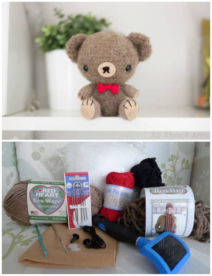 Valentine Teddy Bear Pattern